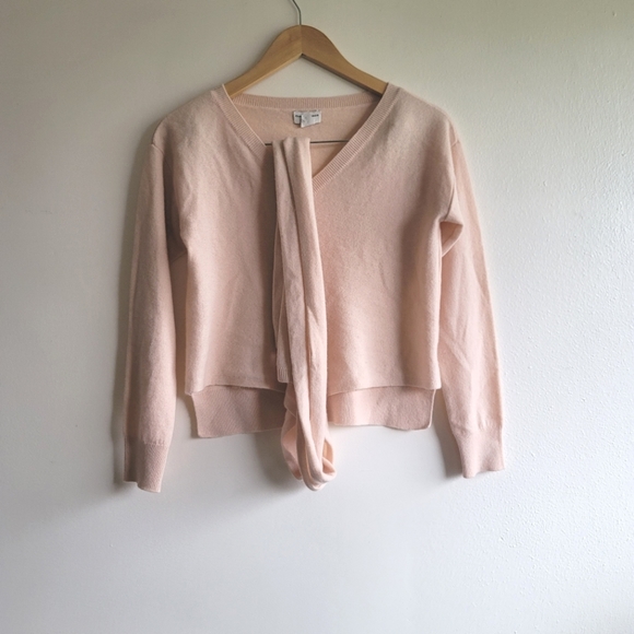 Club Monaco,‎ Haylen Cashmere Sweater,  Soft Pink, Size XS - Picture 2 of 6